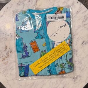 Little Sleepies x Pixar Monsters Inc Shorty - NIB, size 3-6 m